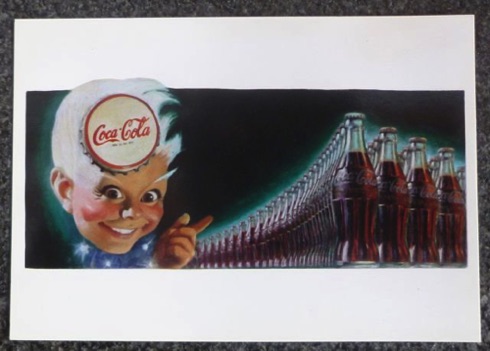 2326-4 € 0,50 coca cola briefkaart 10 x 15cm